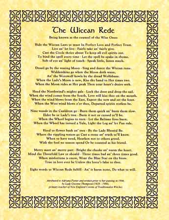 The Wiccan Rede | Just Wicca