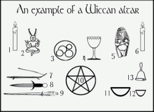 wiccan alter